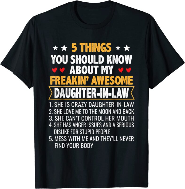 15 Daughter In Law Shirt Designs Bundle For Commercial Use, Daughter In Law T-shirt, Daughter In Law png file, Daughter In Law digital file, Daughter In Law gift, Daughter In