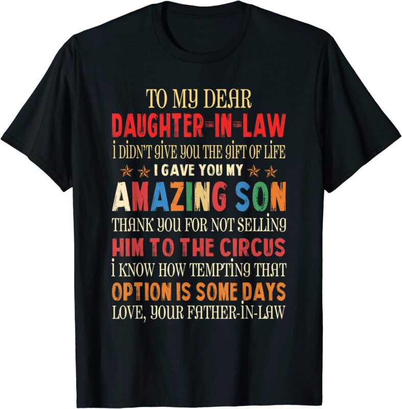 15 Daughter In Law Shirt Designs Bundle For Commercial Use, Daughter In Law T-shirt, Daughter In Law png file, Daughter In Law digital file, Daughter In Law gift, Daughter In