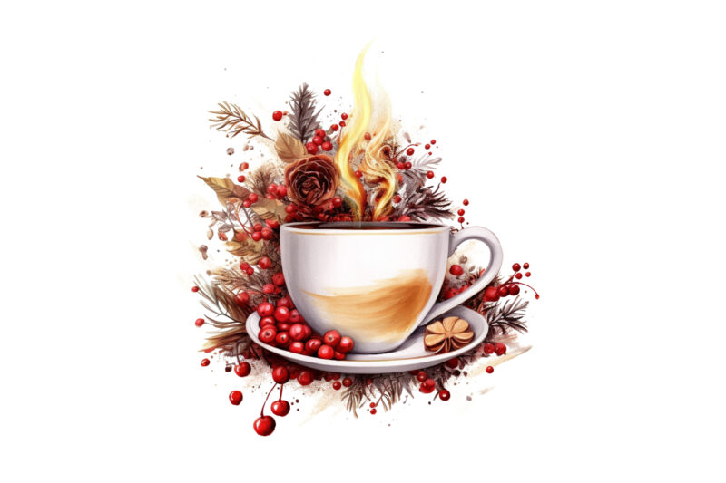 Christmas Coffee Sublimation