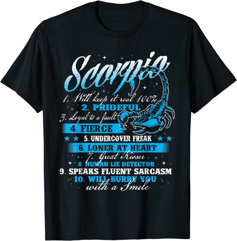 15 Scorpio Shirt Designs Bundle For Commercial Use, Scorpio T-shirt, Scorpio png file, Scorpio digital file, Scorpio gift, Scorpio download, Scorpio design