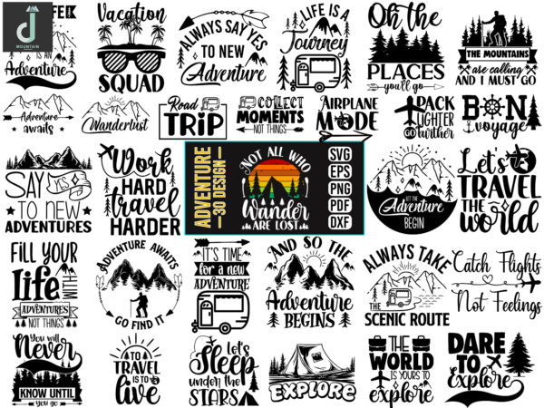 Adventure bundle design, adventure svg design, mountain svg