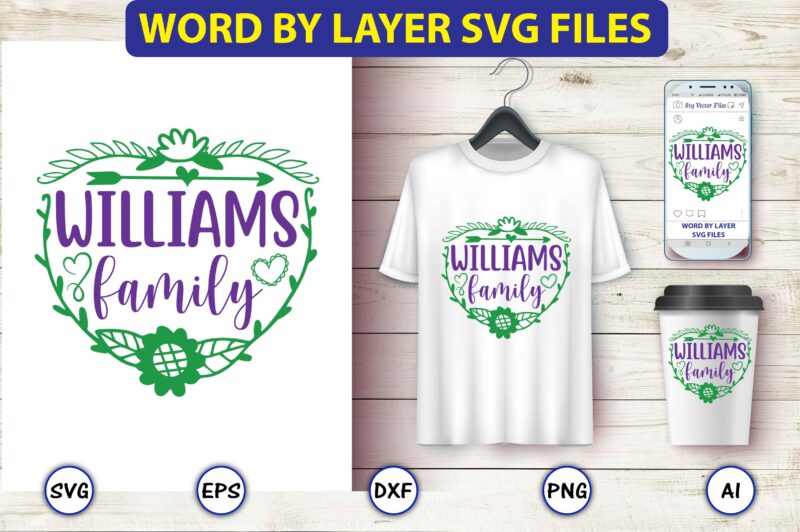 Williams family,Monogram SVG Bundle, t-shirt,Monogram t-shirt, Monogram vector, Monogram svg vector, Monogram design, Monogram bundle, Monogram t-shirt design,Monogram Alphabets, Monogram Letters SVG, Digital Download, Cricut, Silhouette, circle svg bundle, circle