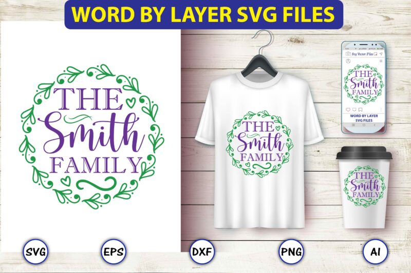 The Smith family,Monogram SVG Bundle, t-shirt,Monogram t-shirt, Monogram vector, Monogram svg vector, Monogram design, Monogram bundle, Monogram t-shirt design,Monogram Alphabets, Monogram Letters SVG, Digital Download, Cricut, Silhouette, circle svg bundle,