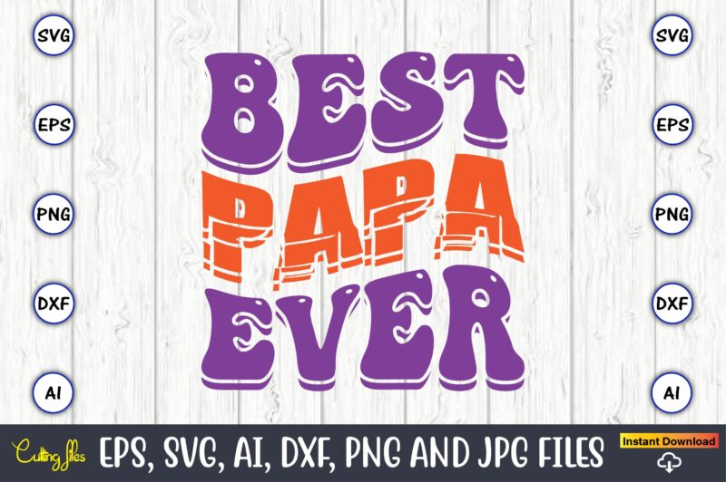 Best Papa Ever Father's Day Men's V-Neck – Lovelyartteestore