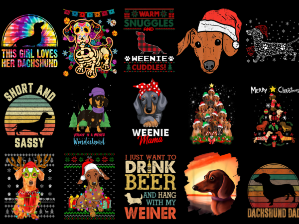 15 dachshund shirt designs bundle for commercial use part 4, dachshund t-shirt, dachshund png file, dachshund digital file, dachshund gift, dachshund download, dachshund design