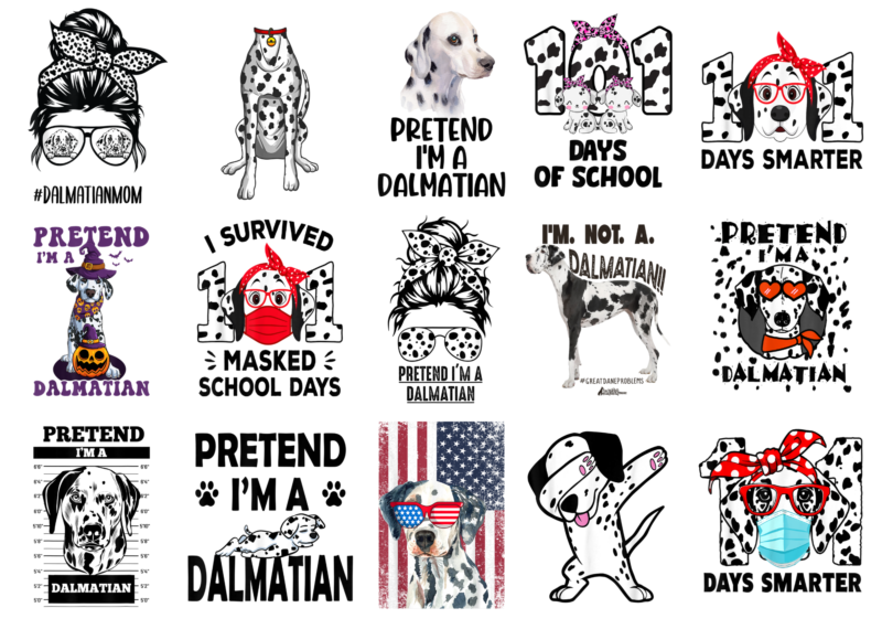15 Dalmatian Shirt Designs Bundle For Commercial Use Part 5, Dalmatian  T-shirt, Dalmatian png file, Dalmatian digital file, Dalmatian gift,  Dalmatian download, Dalmatian design - Buy t-shirt designs