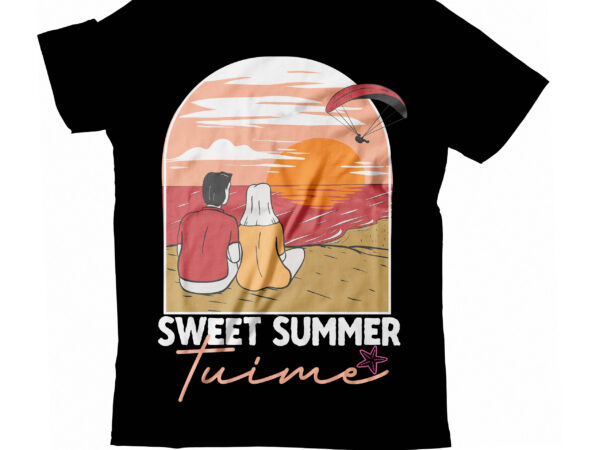 Sweet summer time t-shirt design, sweet summer time vector t-shirt design , summer t-shirt design, summer vector t-shirt design, vector for t-shirt bundle , hello summer t-shirt design, hello summer