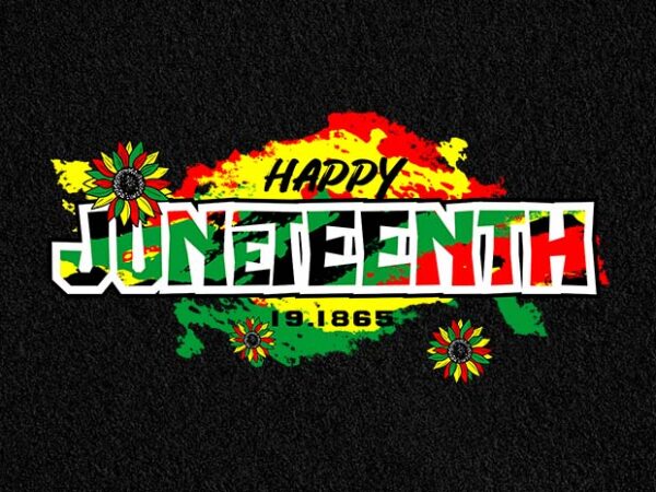 Juneteenth camo vector clipart