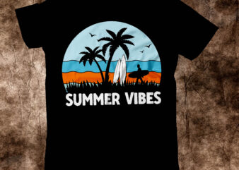 Summer Vibes T-Shirt Design , Summer Vibes Vector Graphic T-Shirt Design On Sale, Summer T-Shirt Design, Summer Vector T-Shirt Design, vector for t-shirt bundle , Hello Summer T-Shirt Design, Hello