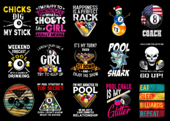 15 Pool Shirt Designs Bundle For Commercial Use Part 2, Pool T-shirt, Pool png file, Pool digital file, Pool gift, Pool download, Pool design