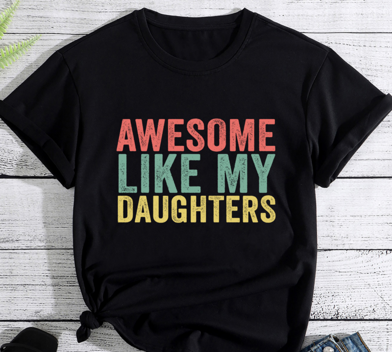 Awesome Like My Daughter Retro Men Dad Funny Fathers PC