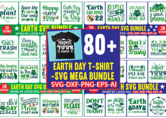 Earth Day T-shirt Design, T-shirt design, Svg design, Earth SVG