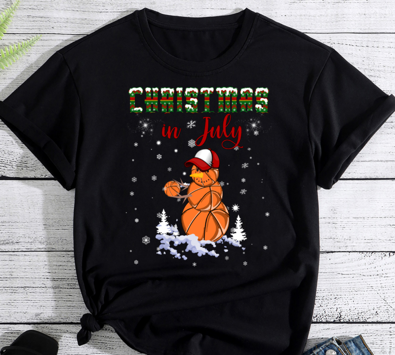 Christmas in july For basketballFan Snowman, Snowman basketball PC