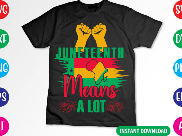 Juneteenth t-shirt design