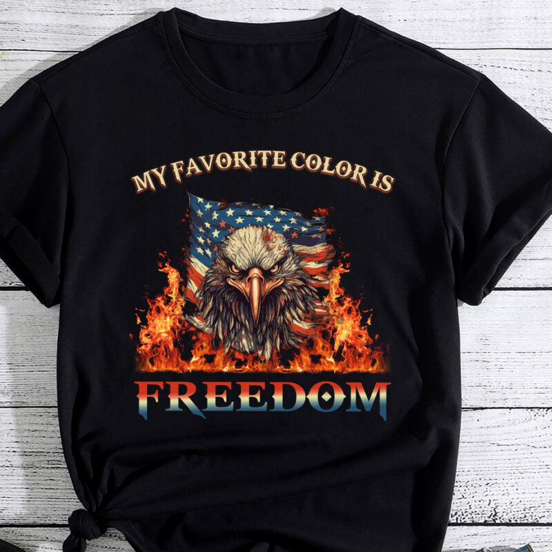 Eagle American Flag My Favorite Color Is Freedom Patriotic PC