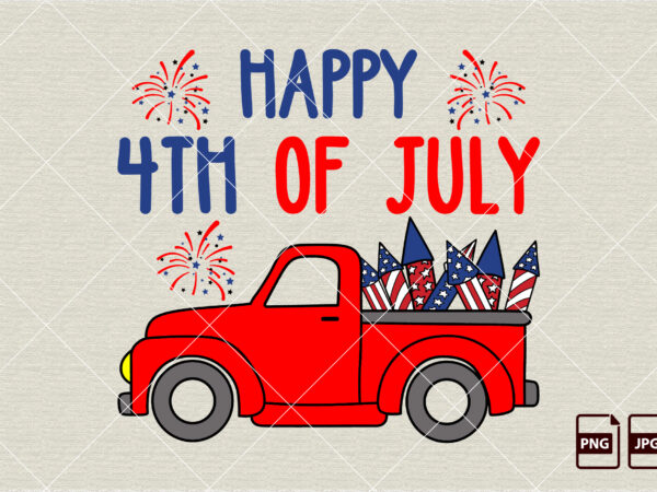 Happy 4th Of July Car Cute Boys July Fourth Toddler Kids.