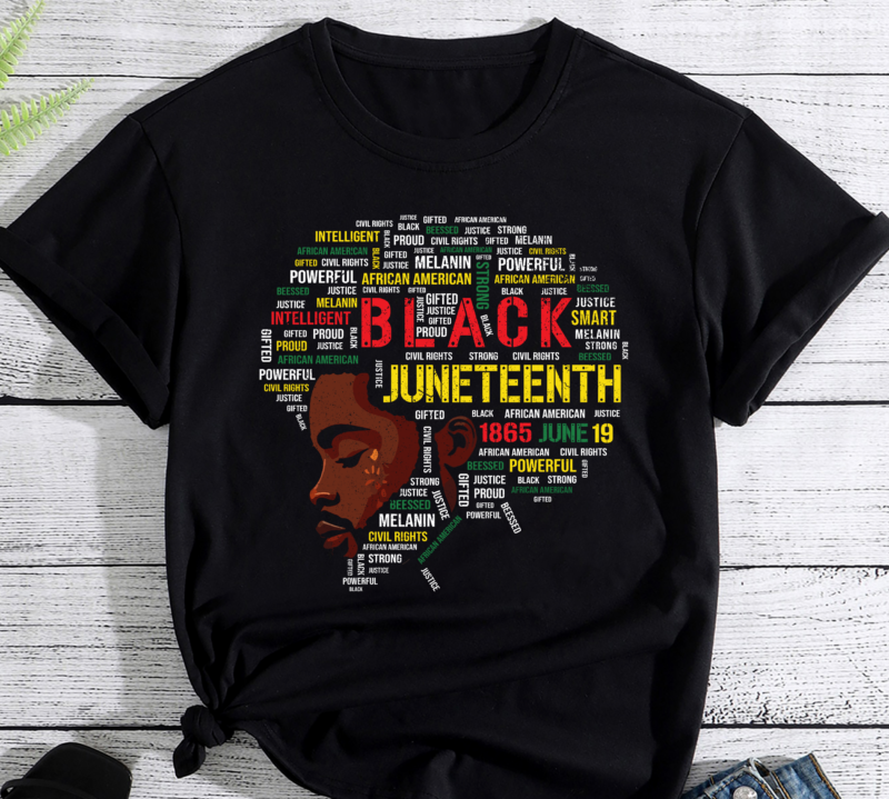 Juneteenth, Melanin Black King For Men Father_s Day Word Art PC