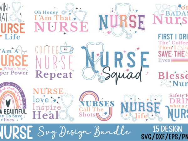 Nurse svg design bundle svg,dxf,eps,png