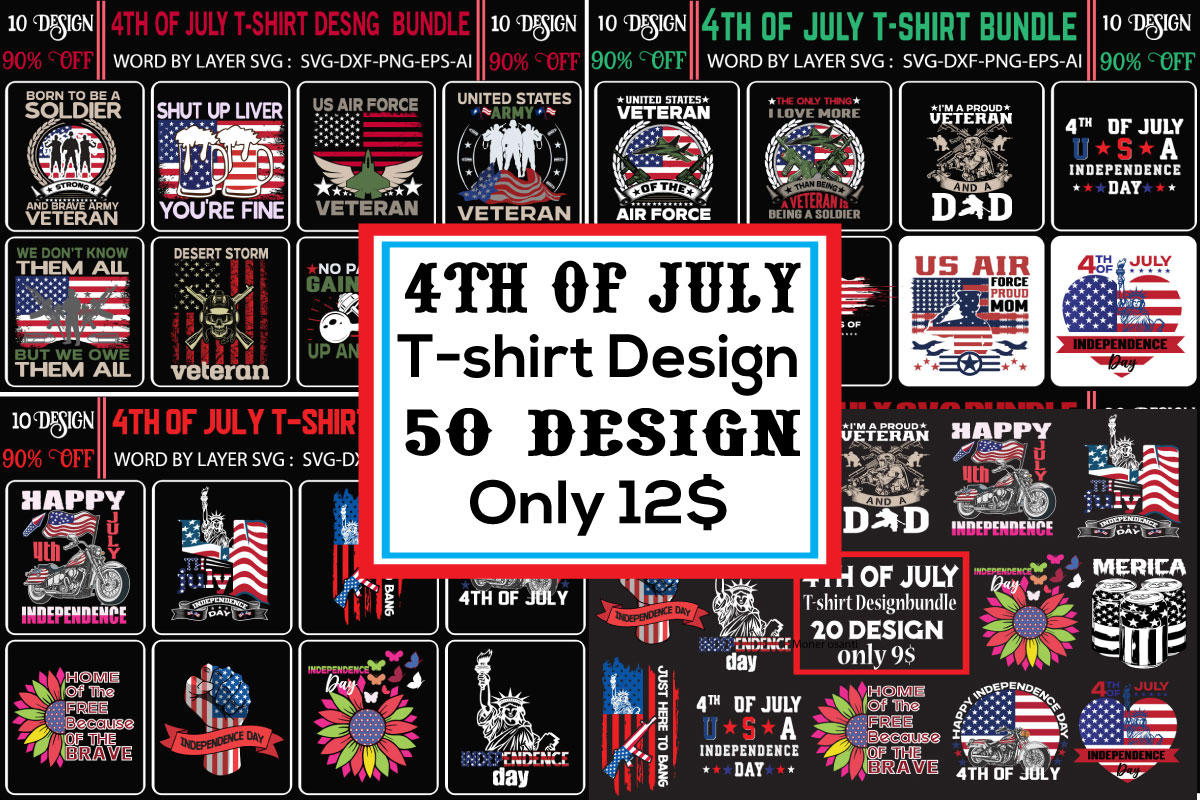 4th of july t-shirt design 50+bundle,4th july, 4th july song, 4th july