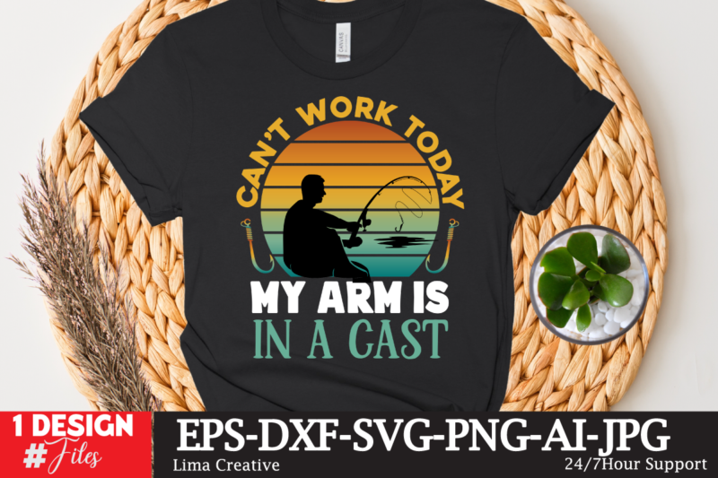 Cant Work Today My Armis In A Cast T-shirt Design,fishing,bass fishing,fishing videos,florida fishing,fishing video,catch em all fishing,fishing tips,kayak fishing,sewer fishing,ice fishing,pier fishing,city fishing,pond fishing,urban fishing,creek fishing,shore fishing,winter fishing,magnet fishing,bass fishing