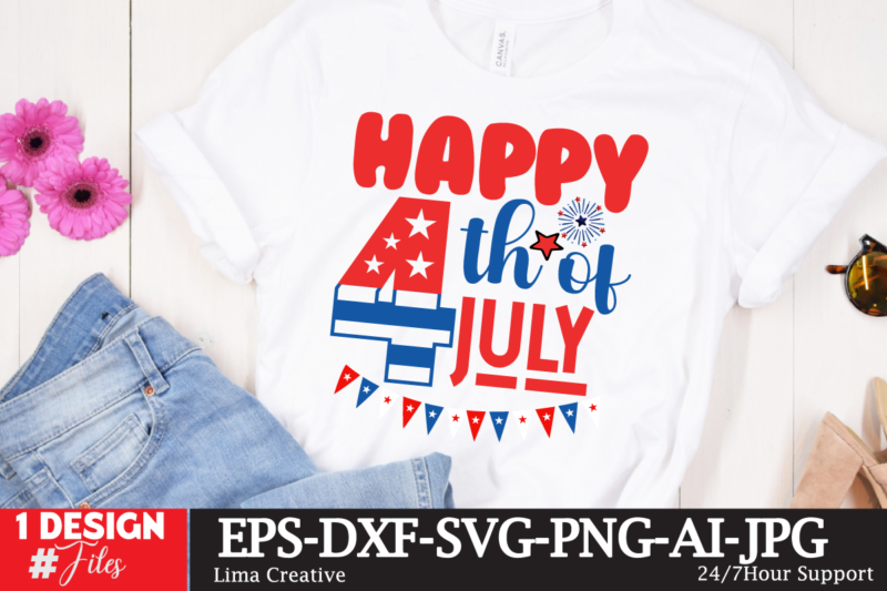 Happy 4th Of July T-shirt Design , 4th july, 4th july song, 4th july fireworks, 4th july soundgarden, 4th july wreath, 4th july sufjan stevens, 4th july mariah carey, 4th
