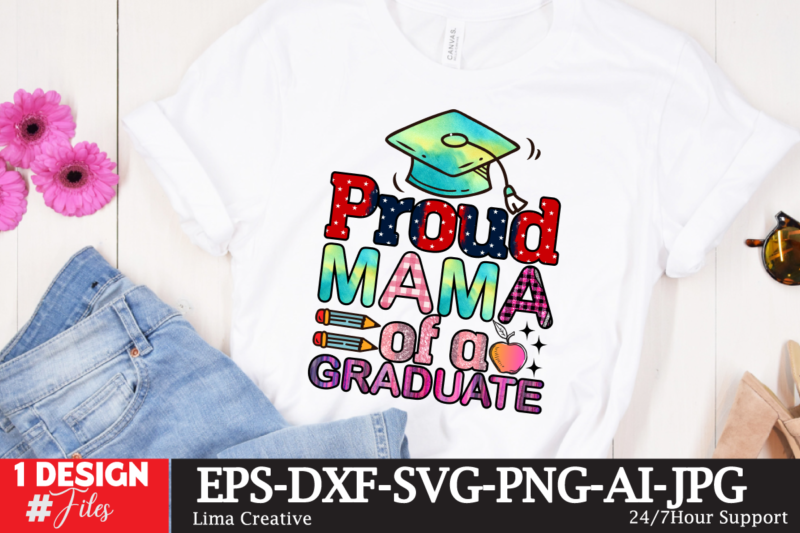 Proud Mama of a Graduate Sublimation PNG Design,Class of 2023 Sublimation PNG Design,2023 Graduation Cap, Tassel, Certificate Bundle, Cake Topper svg cut file | Digital Download for Cricut, Silhouette, Glowforge