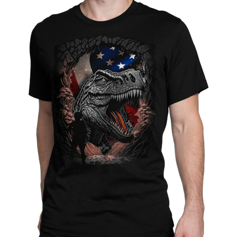 T-Rex Independence day 2 - Buy t-shirt designs