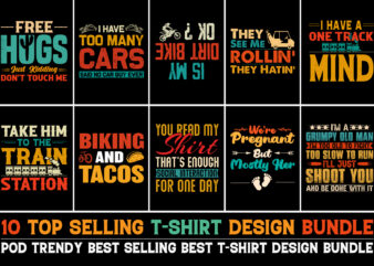 T-Shirt Design Bundle-Trendy Pod Best T-Shirt Design Bundle