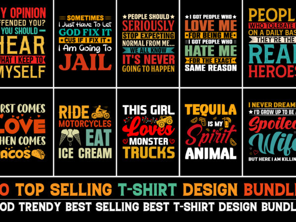 T-shirt design bundle