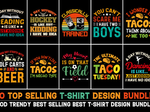 T-shirt design bundle for pod