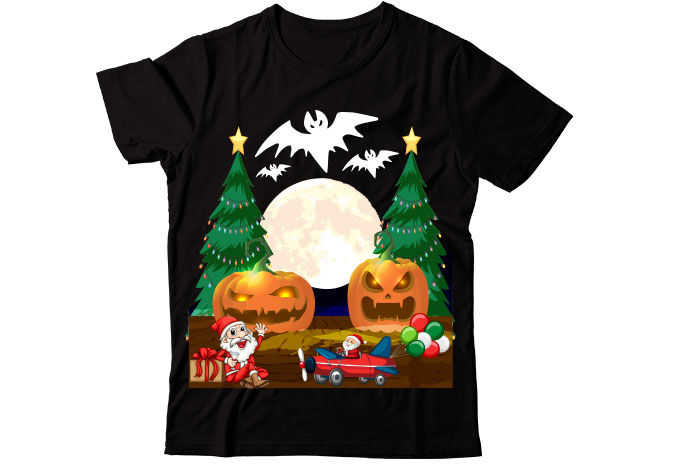 Halloween illustration T-shirt Design