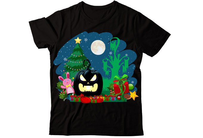 Halloween illustration T-shirt Design