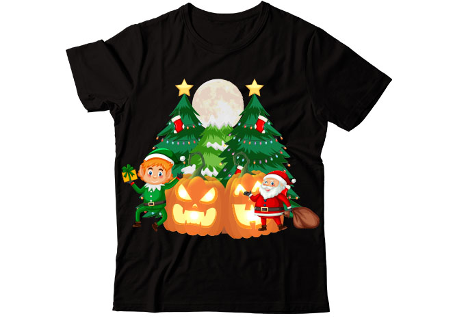 Halloween illustration T-shirt Design