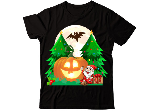 Halloween illustration T-shirt Design