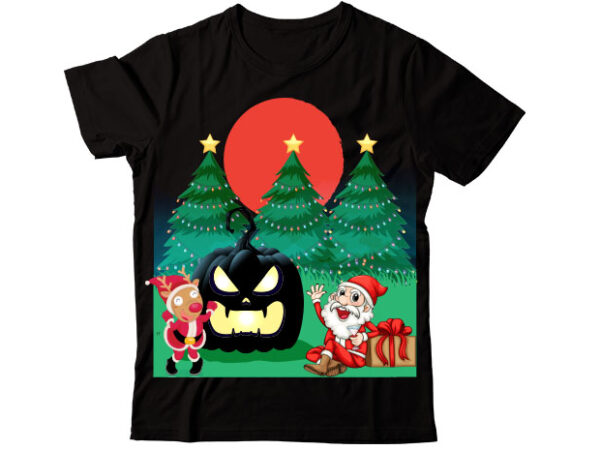 Halloween illustration t-shirt design