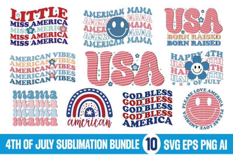 4th Of July Sublimation Bundle, 4th Of July Svg Bundle, 4th of July SVG Bundle, July 4th SVG, Fourth of July svg, America svg, USA Flag svg, Patriotic, Independence Day