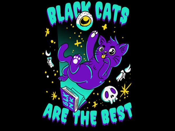 Back cats t shirt template