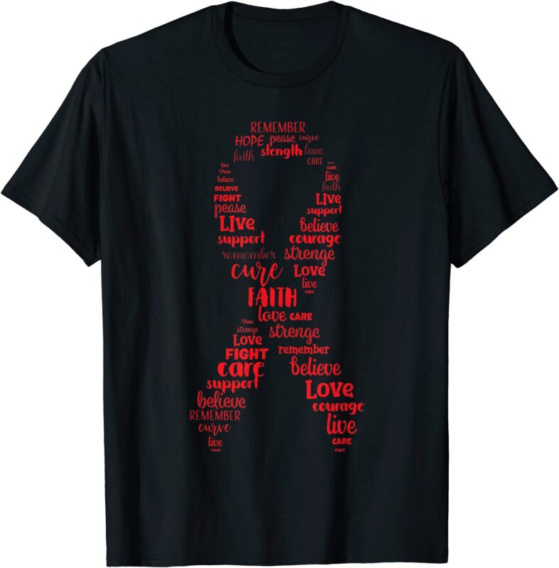 15 World AIDS Day Shirt Designs Bundle For Commercial Use Part 2, World AIDS Day T-shirt, World AIDS Day png file, World AIDS Day digital file, World AIDS Day gift,