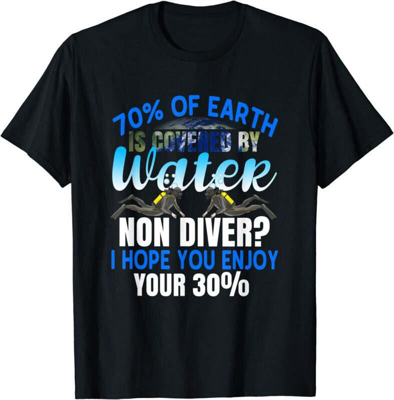 15 Scuba Diving Shirt Designs Bundle For Commercial Use Part 2, Scuba ...