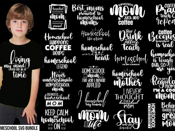 Homeschool svg bundle, school svg graphic t shirt