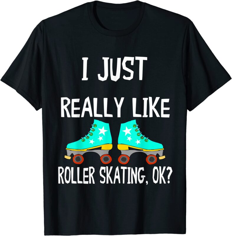 Roller Skate T-shirt Design Graphic by IRSHOP · Creative Fabrica