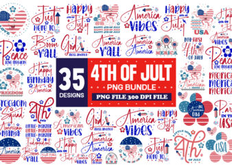 4th Of July SVG Bundle – 35 Design 4th Of July Bundle,4th of July SVG Bundle, July 4th SVG, Fourth of July svg, America svg, USA Flag svg, Patriotic, Independence