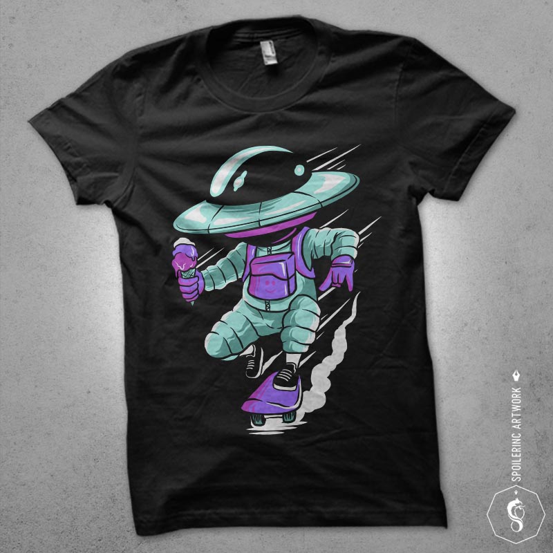 25 astronout and impostor populer tshirt design bundle illustration