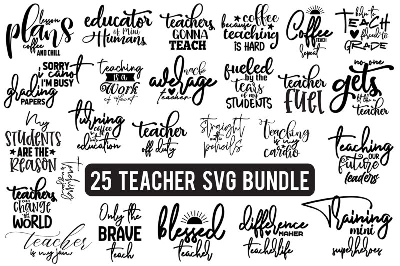 Teacher SVG Bundle