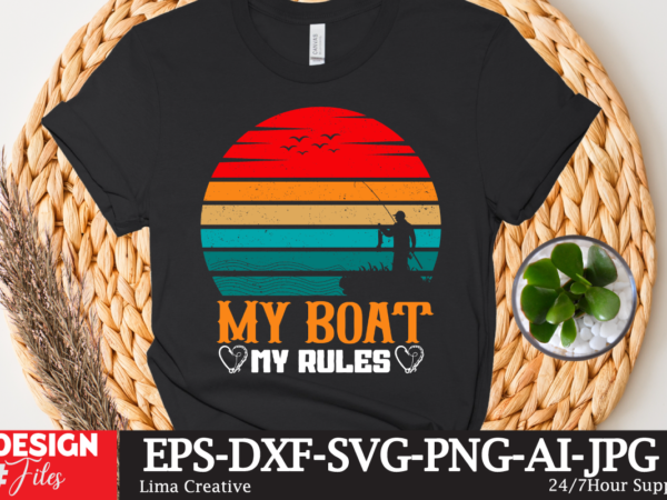 My boat my rules t-shirt design,fishing,bass fishing,fishing videos,florida fishing,fishing video,catch em all fishing,fishing tips,kayak fishing,sewer fishing,ice fishing,pier fishing,city fishing,pond fishing,urban fishing,creek fishing,shore fishing,winter fishing,magnet fishing,bass fishing productions,inshore fishing,fishing for bass,beach