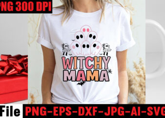 Witchy Mama T-shirt Design,Basic Witch T-shirt Design,Halloween svg bundle , 50 halloween t-shirt bundle , good witch t-shirt design , boo! t-shirt design ,boo! svg cut file , halloween t