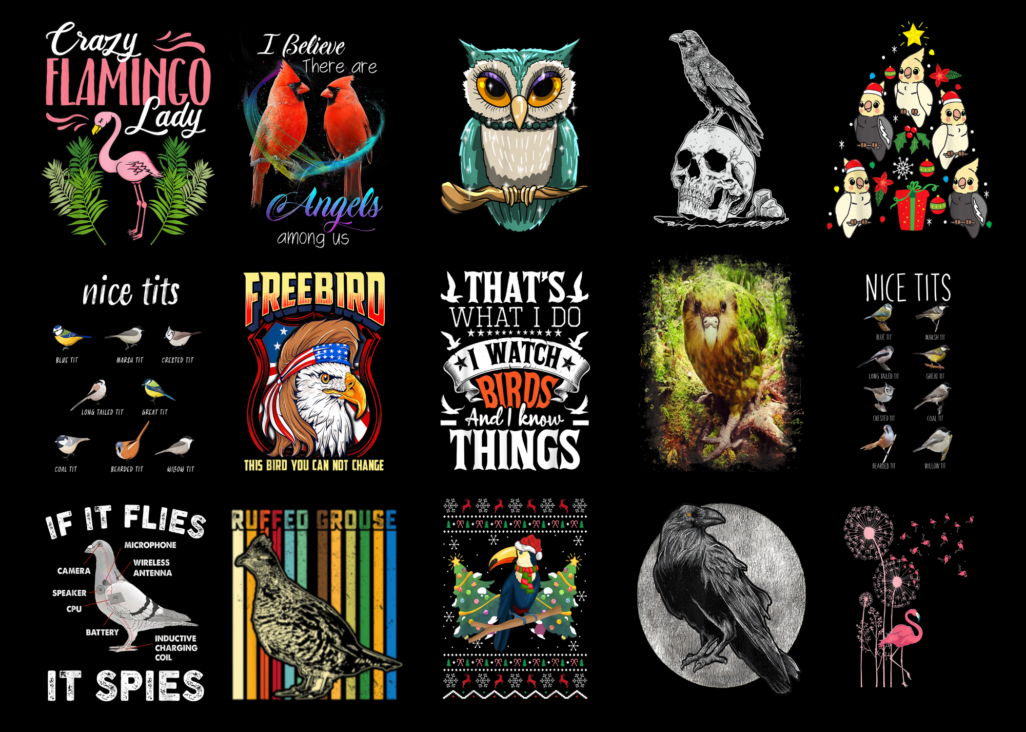 Bird T-shirt Designs - 66+ Bird T-shirt Ideas in 2023