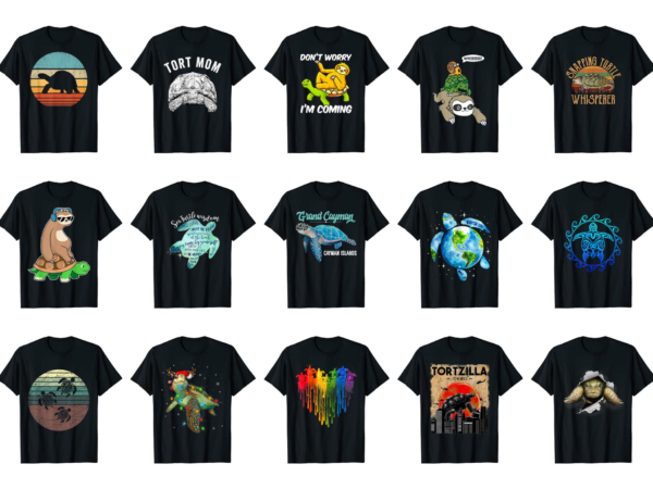 15 turtle shirt designs bundle for commercial use part 4, turtle t-shirt, turtle png file, turtle digital file, turtle gift, turtle download, turtle design