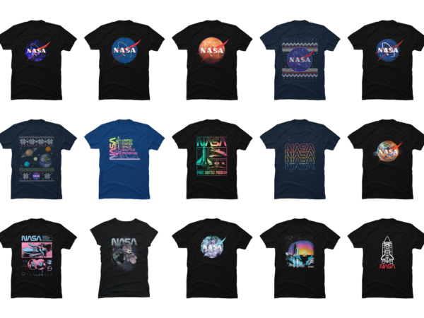 15 nasa shirt designs bundle for commercial use part 3, nasa t-shirt, nasa png file, nasa digital file, nasa gift, nasa download, nasa design