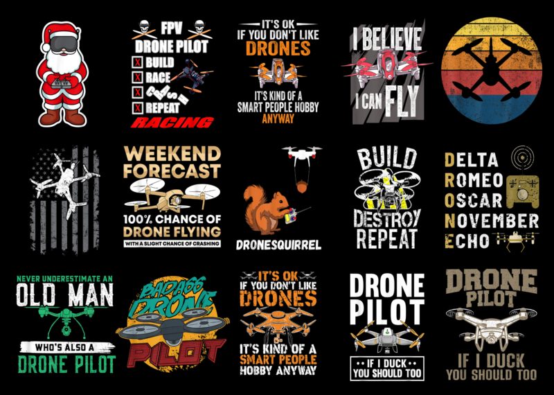 15 Drone Racing Shirt Designs Bundle For Commercial Use Part 3, Drone Racing T-shirt, Drone Racing png file, Drone Racing digital file, Drone Racing gift, Drone Racing download, Drone Racing design